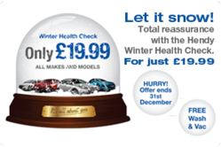 Hendy 12 Point Winter Health Check